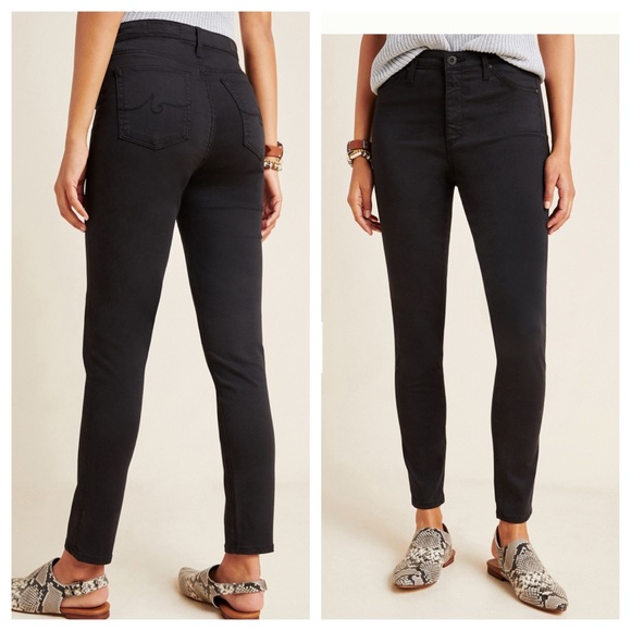 Ag Adriano Goldschmied Denim - AG Farrah High Rise Skinny Jean Black